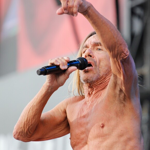 Jour 3 - Iggy Pop - Festival Rock en Seine au Domaine Nationale de Saint-Cloud à Paris, le 28 août 2016. © Lise Tuillier/Bestimage