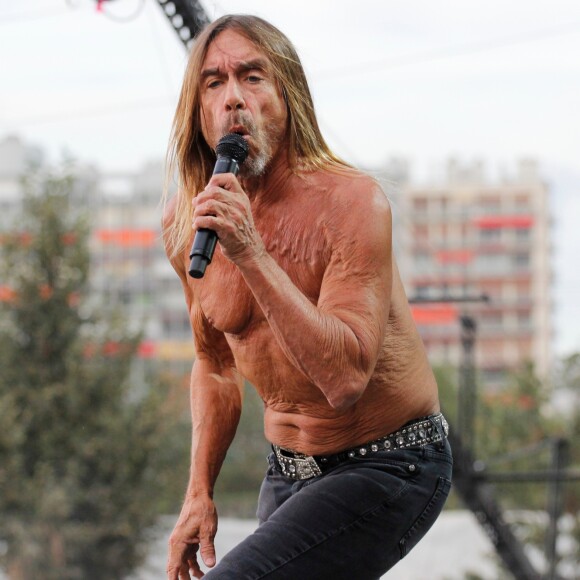 Jour 3 - Iggy Pop - Festival Rock en Seine au Domaine Nationale de Saint-Cloud à Paris, le 28 août 2016. © Lise Tuillier/Bestimage