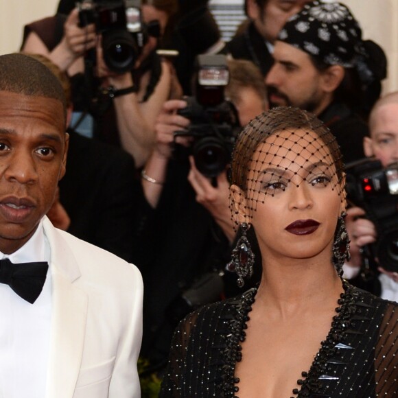 Beyonce Knowles et son mari Jay-Z - Soirée du Met Ball / Costume Institute Gala 2014: "Charles James: Beyond Fashion" à New York, le 5 mai 2014.