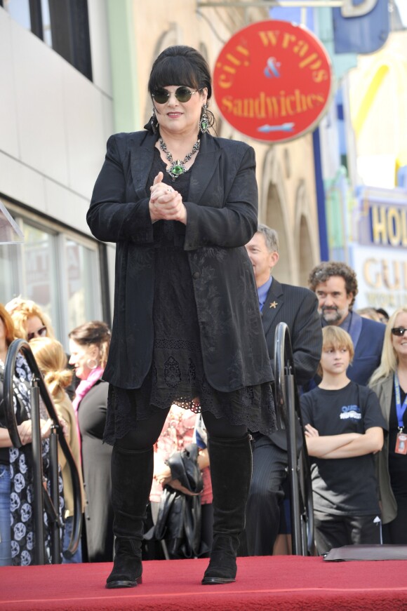 Ann Wilson sur le Hollywood Walk of Fame à Los Angeles, le 25 septembre 2012