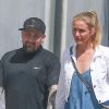 Exclusif - Cameron Diaz et son mari Benji Madden vont faire du shopping à Hollywood le 13 août 2016.