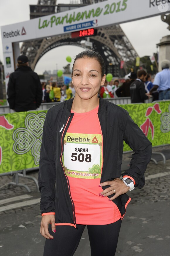 Sarah Ourahmoune - Départ de la 19ème édition "La Parisienne" à Paris le 13 septembre 2015.