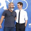 Mel Gibson et Andrew Garfield - Photocall du film "Tu ne tueras point" ("Hacksaw Ridge") lors du 73ème Festival du Film de Venise, la Mostra, le 4 septembre 2016.