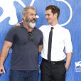 Mel Gibson et Andrew Garfield - Photocall du film "Tu ne tueras point" ("Hacksaw Ridge") lors du 73ème Festival du Film de Venise, la Mostra, le 4 septembre 2016.