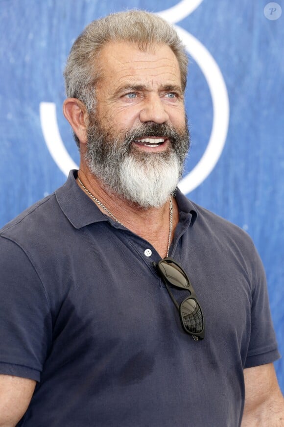 Mel Gibson - Photocall du film "Tu ne tueras point" ("Hacksaw Ridge") lors du 73ème Festival du Film de Venise, la Mostra, le 4 septembre 2016.