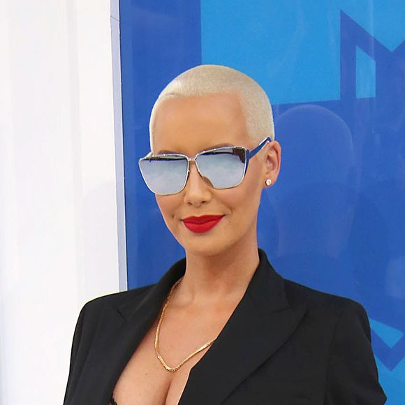 August 28, 2016 - New York, New York, US - AMBER ROSE attends the MTV Video Music Awards 2016Red Carpet ArrivalsAugust 28, 2016Madison Square Garden, NYCPhotos by , Photos Inc 2016 (Credit Image: &xa9; Sonia Moskowitz/Globe Photos via ZUMA Wire) la soirée des MTV Video Music Awards 2016 à Madison Square Garden à New York, le 28 août 2016 © Mario Santoro/AdMedia via Zuma/Bestimage28/08/2016 - New York