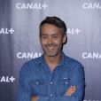 Yann Barthès à la conférence de presse de Canal + à Paris le 28 août 2013