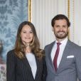 Le prince Carl Philip et la princesse Sofia de Suède ont reçu une cinquantaine d'écoliers de Stockholm au palais royal Drottningholm le 7 septembre 2016 pour échanger avec eux sur le thème de la sécurité sur Internet.