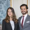 Le prince Carl Philip et la princesse Sofia de Suède ont reçu une cinquantaine d'écoliers de Stockholm au palais royal Drottningholm le 7 septembre 2016 pour échanger avec eux sur le thème de la sécurité sur Internet.