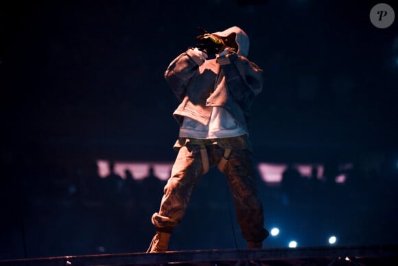 Kanye West en concert au Madison Square Garden à New York, le 5 septembre 2016.