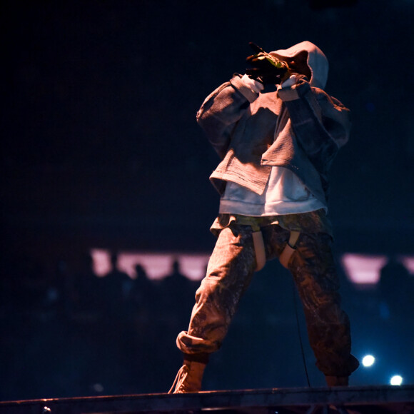 Kanye West en concert au Madison Square Garden à New York, le 5 septembre 2016.