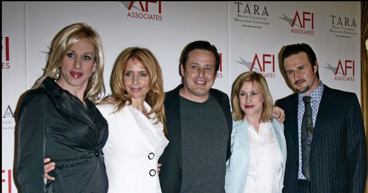 Alexis Arquette Avec Ses Freres Et Soeurs Rosanna Arquette Richmond Arquette Patricia Arquette Et David Arquette Lors D Une Soiree En Leur Honneur En Mai 06 Purepeople