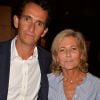 Semi-exclusif - Alexandre Bompard ( PDG FNAC) et Claire Chazal - Prix du roman Fnac 2016 au Carreau du Temple à Paris le 1er septembre 2016