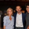 Semi-exclusif - Claire Chazal, Marc-Olivier Fogiel et Audrey Pulvar - Prix du roman Fnac 2016 au Carreau du Temple à Paris le 1er septembre 2016