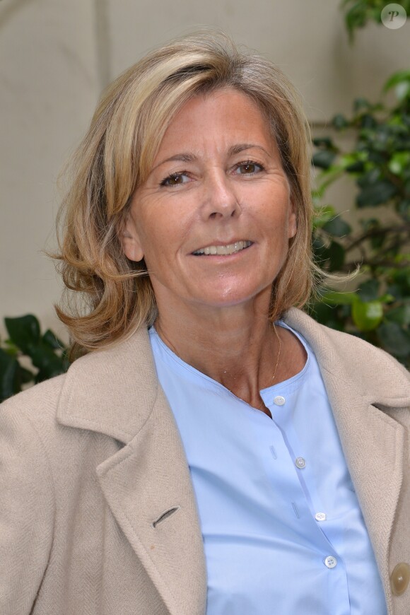 Claire Chazal à la conférence de presse de la Flamme Marie Claire à l'hôtel Marois dans les salons France-Amériques à Paris le 14 juin 2016.