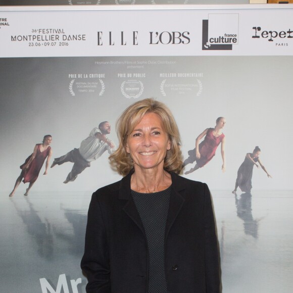 Claire Chazal - Avant-première du film "Mr. Gaga : sur les pas d'Ohad Naharin" au cinéma L'Arlequin à Paris, le 26 mai 2016.26/05/2016 - Paris