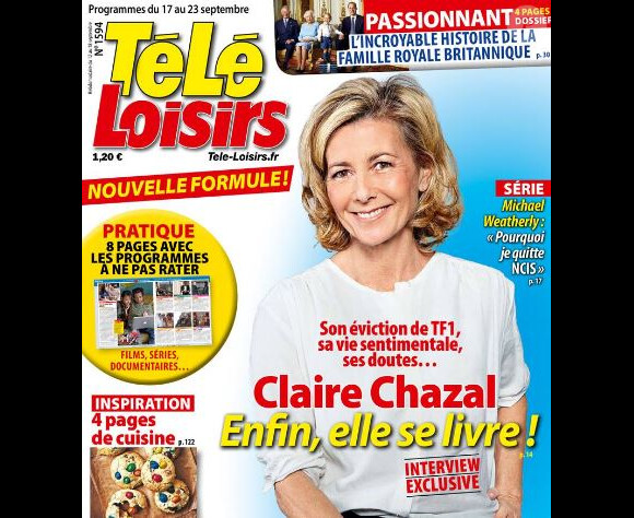 Magazine Télé Loisirs en kiosques lundi 12 septembre 2016