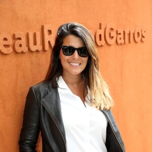 Karine Ferri lors du Tournoi de Roland-Garros (les Internationaux de France de tennis) à Paris, le 27 mai 2016. © Cyril Moreau/Bestimage