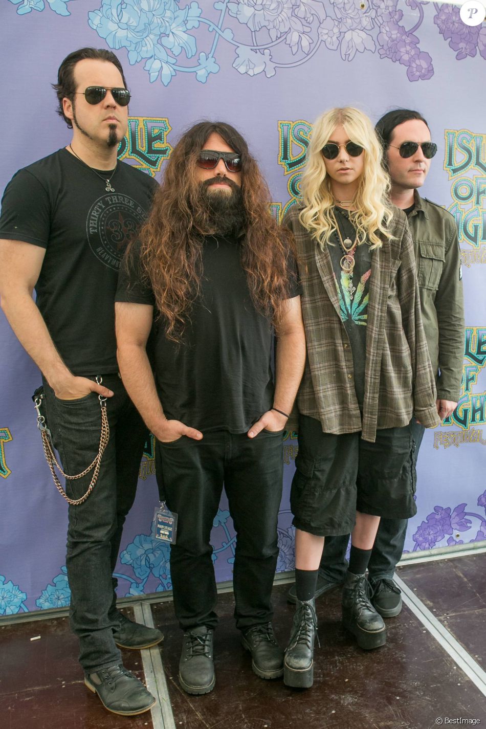 Taylor Momsen, Ben Phillips, Mark Damon et Jamie Perkins lors du Isle