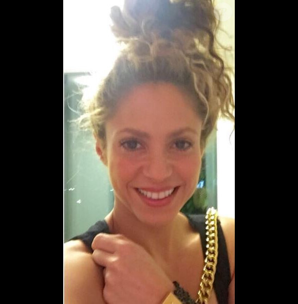 Shakira pose sur Instagram, septembre 2016