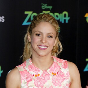 La chanteuse Shakira lors de la première du film "Zootopia" à Los Angeles, le 17 février 2016. © CPA/BestImage