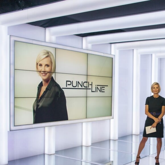 Exclusif - Laurence Ferrari va lancer sa nouvelle émission politique hebdomadaire "Punchline" sur C8. Première émission le dimanche 25 septembre à 12h05. © Pierre Perusseau / Bestimage