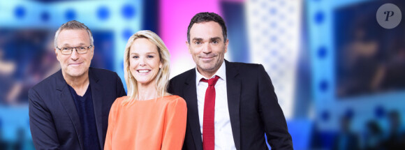Laurent Ruquier, Vanessa Burgraff et Yann Moix dans la nouvelle saison de l'émission "On n'est pas couché".