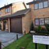Réplique du 4, Privet Drive, Little Whinging, aux Warner Brothers' Leavesden Studios. Avril 2012.