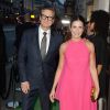 Colin Firth et Olivia Firth assistent à la soirée 'A Night to Remember' du Green Carpet Challenge au siège de la BAFTA. Londres, le 18 septembre 2016.