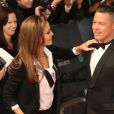 Brad Pitt et Angelina Jolie aux BAFTA Awards à Londres le 16 février 2014