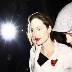Brad Pitt et Angelina Jolie à Londres en 2007.