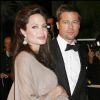 Brad Pitt et Angelina Jolie à Cannes en 2008.