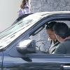 Jennifer Garner en pleine conversation dans sa voiture avec Ben Affleck le 20 septembre 2016 à Los Angeles, après avoir déposé leurs enfants à l'école. L'actrice ne semblait pas en grande forme et était visiblement contrariée tandis que son ex lui adressait la parole. Etaient-ils en train de se disputer ?