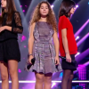 Esla, Ilénia et Marine dans "The Voice Kids 3", le 24 septembre 2016 sur TF1.
