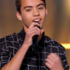 Achille, Thomas et Robin dans "The Voice Kids 3", le 24 septembre 2016.