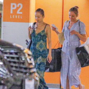 Exclusif - Cameron Diaz et Nicole Richie accompagnée de sa fille Harlow Madden font du shopping à Beverly Hills le 19 juin 2016.