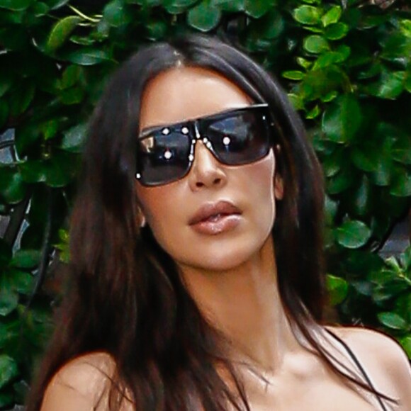 Kim Kardashian à la sortie de son appartement new-yorkais le 14 septembre 2016
