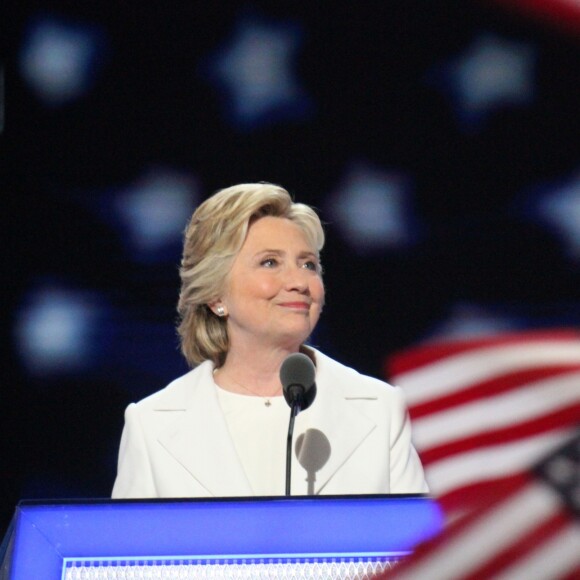 Hillary Clinton à la convention nationale du Parti démocrate à Philadelphie, le 26 juillet 2016.
