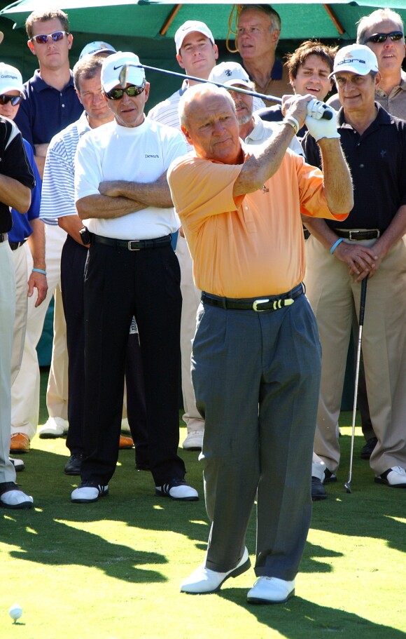 Arnold Palmer en novembre 2006 à Los Angeles lors du Golf Digest Celebrity Invitational au profit de la Prostate Cancer Foundation au Wilshire Country Club. © Tammie Arroyo / AFF-USA.COM/Abacapress