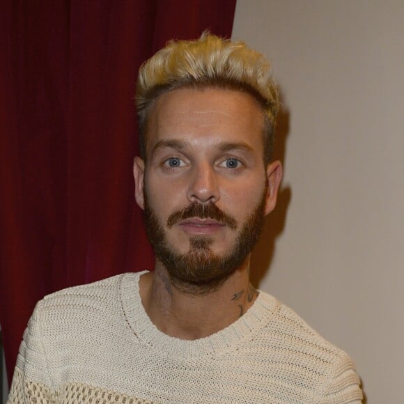 M. Pokora au concert de Patrick Bruel qui chante Barbara au Théâtre du Châtelet à Paris le 6 juin 2016. © Coadic Guirec