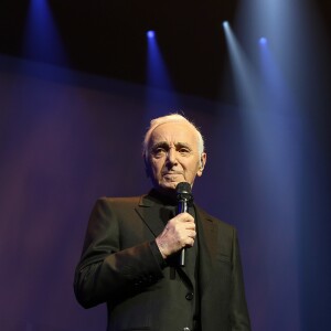 Charles Aznavour - Première représentation de l'artiste au Palais des Sports de Paris le 15 septembre 2015.