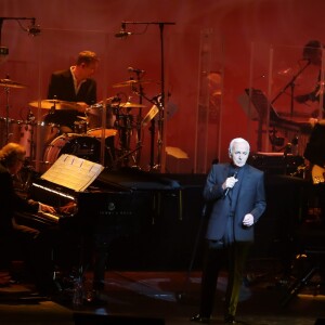 Charles Aznavour - Première représentation de l'artiste au Palais des Sports de Paris le 15 septembre 2015.