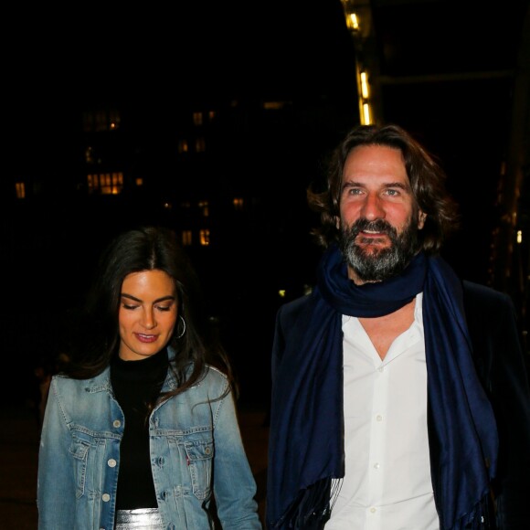 Fréderic Beigbeder et sa femme Lara Micheli - Soirée de la 9ème édition du "Etam Live Show" lors de la Fashion Week à Paris, le 27 septembre 2016. La marque Etam fête ses 100 ans en 2016. © Rachid Bellak/Bestimage