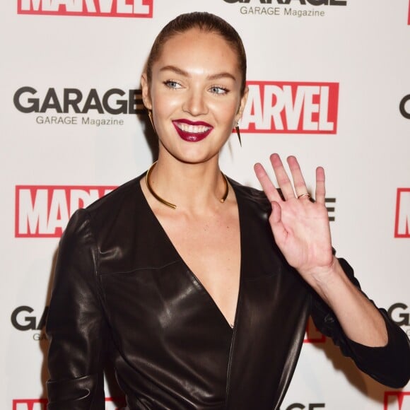 Candice Swanepoel - Soirée "Marvel and Garage Magazine" à New York le 11 février 2016.
