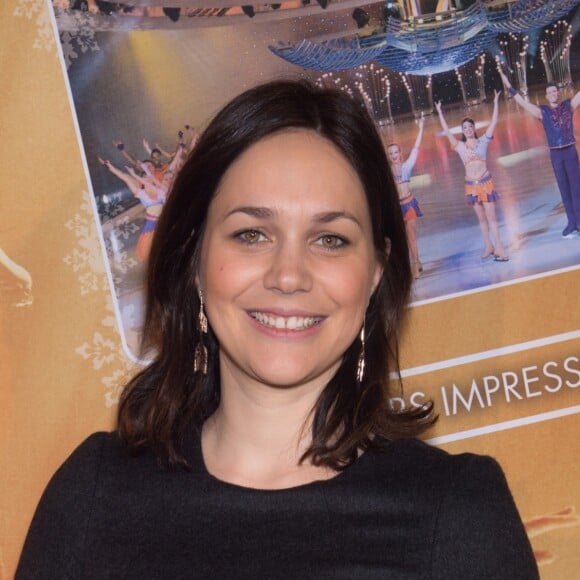 Nathalie Péchalat lors de la présentation du nouveau spectacle Holiday on Ice " Believe ", au Zénith de Paris, le 3 Mars 2016.