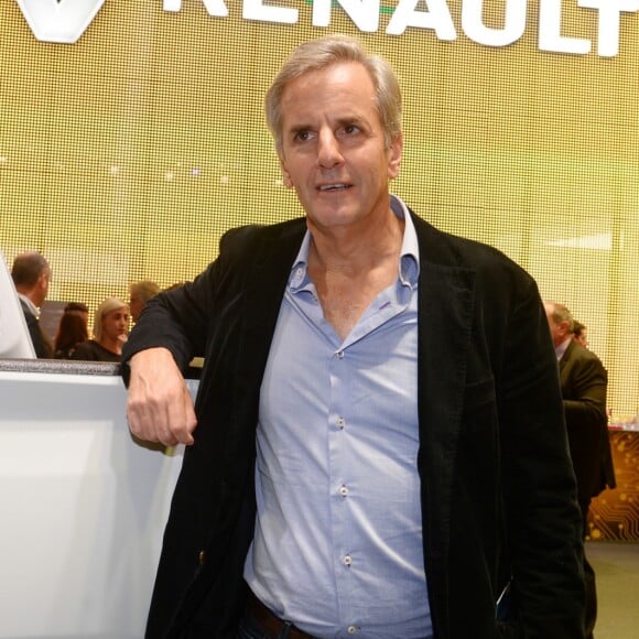 Bernard de la Villardière - Présentation du Renault Trezor concept car électrique pendant la 119ème édition du Mondial de l'Automobile 2016 au Paris Expo Porte de Versailles à Paris, France, le 29 septembre 2016. © Rachid Bellak/Bestimage