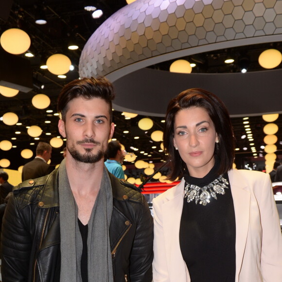 Ali (Secret Story 9) et Sheryfa Luna - Présentation du Renault Trezor concept car électrique pendant la 119ème édition du Mondial de l'Automobile 2016 au Paris Expo Porte de Versailles à Paris, France, le 29 septembre 2016. © Rachid Bellak/Bestimage