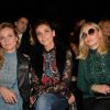 Diane Kruger, Clotilde Courau et Emmanuelle Béart en front row au défilé de mode "Elie Saab", collection prêt-à-porter Printemps-Eté 2017 à Paris, le 1er octobre