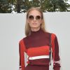 Daria Strokous arrivant au défilé de mode "Elie Saab", collection prêt-à-porter Printemps-Eté 2017 à Paris, le 1er octobre 2016