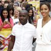Melvin Odoom et Rochelle Humes - Arrivées des membres du jury de l'émission "X-factor" aux auditions à Londres. Le 21 juillet 2015.